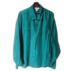 Vintage Woman’s Ivy Club Classics 100% Silk | 18W WhimsiGoth | JewelTone